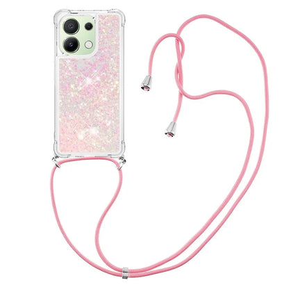 YB Quicksand Series-4 for Xiaomi Redmi Note 13 4G Shockproof TPU Case Liquid Sparkle Phone Shell