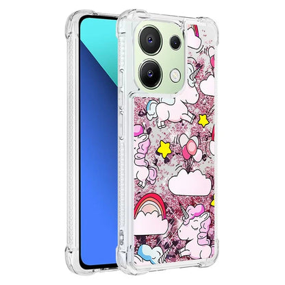 YB Quicksand Series-2 TPU Phone Case for Xiaomi Redmi Note 13 4G Quicksand Slim-Fit Phone Cover
