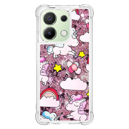 YB Quicksand Series-2 TPU Phone Case for Xiaomi Redmi Note 13 4G Quicksand Slim-Fit Phone Cover