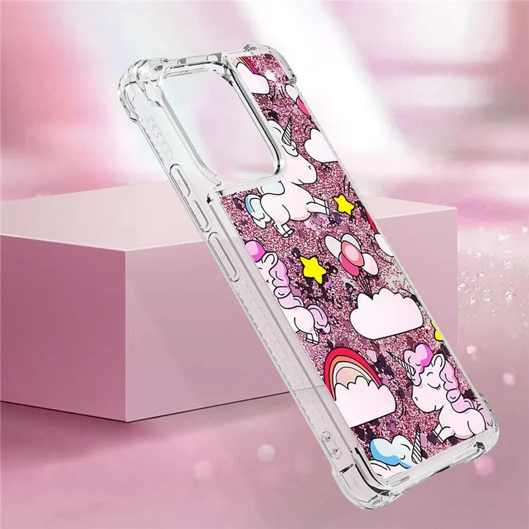 YB Quicksand Series-2 TPU Phone Case for Xiaomi Redmi Note 13 4G Quicksand Slim-Fit Phone Cover