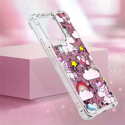 YB Quicksand Series-2 TPU Phone Case for Xiaomi Redmi Note 13 4G Quicksand Slim-Fit Phone Cover