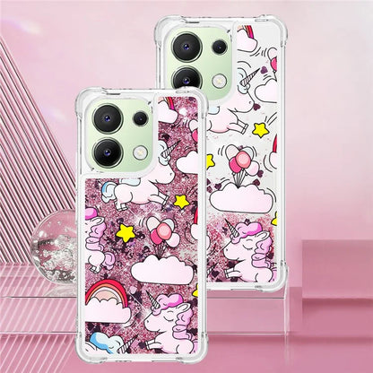 YB Quicksand Series-2 TPU Phone Case for Xiaomi Redmi Note 13 4G Quicksand Slim-Fit Phone Cover
