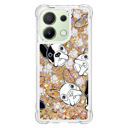 YB Quicksand Series-2 TPU Phone Case for Xiaomi Redmi Note 13 4G Quicksand Slim-Fit Phone Cover