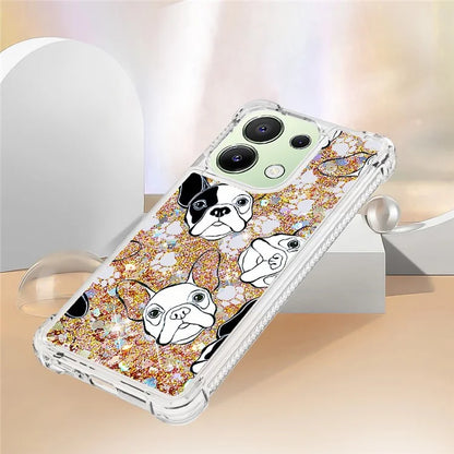 YB Quicksand Series-2 TPU Phone Case for Xiaomi Redmi Note 13 4G Quicksand Slim-Fit Phone Cover