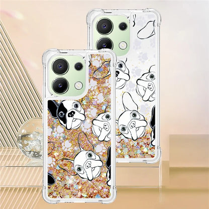YB Quicksand Series-2 TPU Phone Case for Xiaomi Redmi Note 13 4G Quicksand Slim-Fit Phone Cover