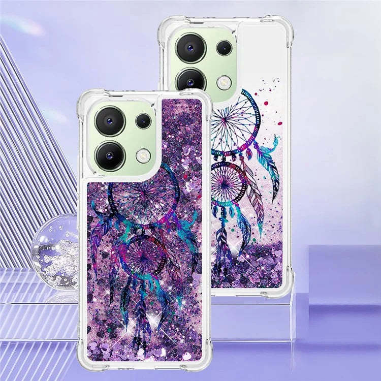 YB Quicksand Series-2 TPU Phone Case for Xiaomi Redmi Note 13 4G Quicksand Slim-Fit Phone Cover