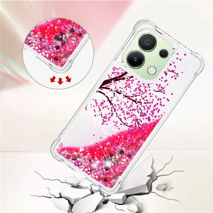 YB Quicksand Series-2 TPU Phone Case for Xiaomi Redmi Note 13 4G Quicksand Slim-Fit Phone Cover