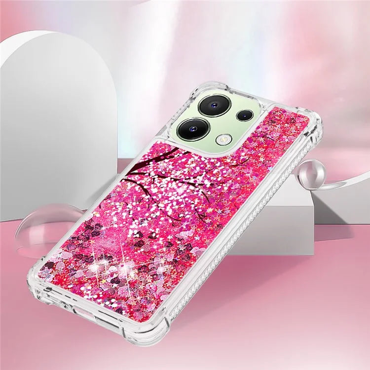 YB Quicksand Series-2 TPU Phone Case for Xiaomi Redmi Note 13 4G Quicksand Slim-Fit Phone Cover