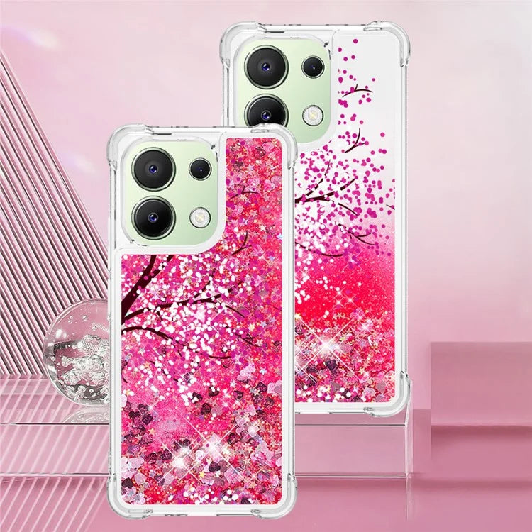 YB Quicksand Series-2 TPU Phone Case for Xiaomi Redmi Note 13 4G Quicksand Slim-Fit Phone Cover