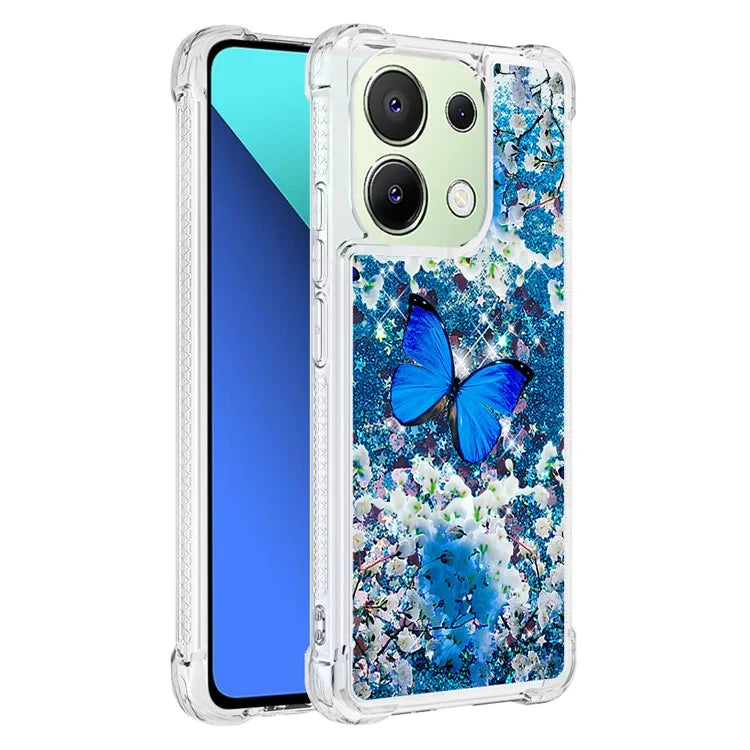 YB Quicksand Series-2 TPU Phone Case for Xiaomi Redmi Note 13 4G Quicksand Slim-Fit Phone Cover