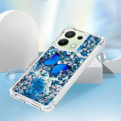 YB Quicksand Series-2 TPU Phone Case for Xiaomi Redmi Note 13 4G Quicksand Slim-Fit Phone Cover
