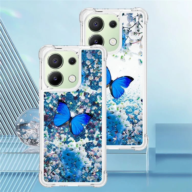 YB Quicksand Series-2 TPU Phone Case for Xiaomi Redmi Note 13 4G Quicksand Slim-Fit Phone Cover