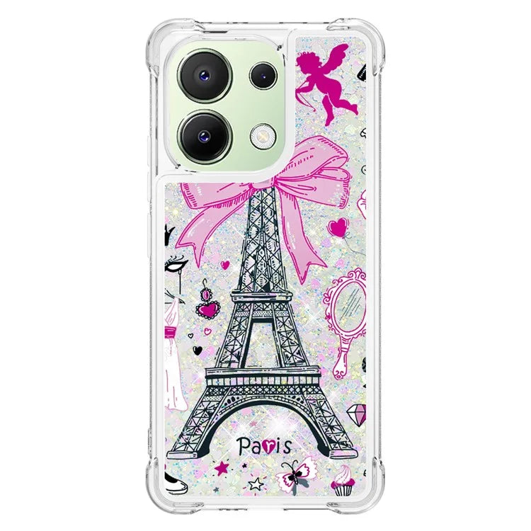YB Quicksand Series-2 TPU Phone Case for Xiaomi Redmi Note 13 4G Quicksand Slim-Fit Phone Cover