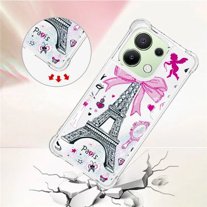 YB Quicksand Series-2 TPU Phone Case for Xiaomi Redmi Note 13 4G Quicksand Slim-Fit Phone Cover