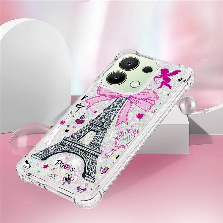 YB Quicksand Series-2 TPU Phone Case for Xiaomi Redmi Note 13 4G Quicksand Slim-Fit Phone Cover