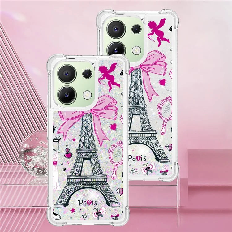 YB Quicksand Series-2 TPU Phone Case for Xiaomi Redmi Note 13 4G Quicksand Slim-Fit Phone Cover