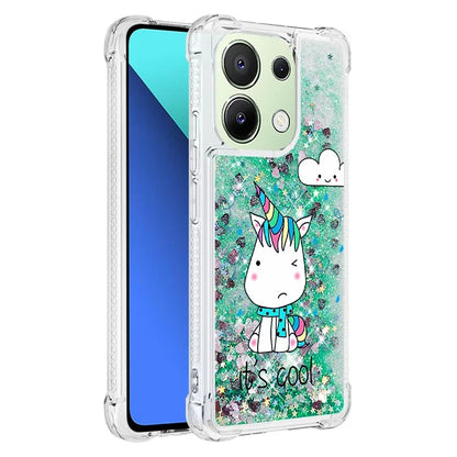 YB Quicksand Series-2 TPU Phone Case for Xiaomi Redmi Note 13 4G Quicksand Slim-Fit Phone Cover