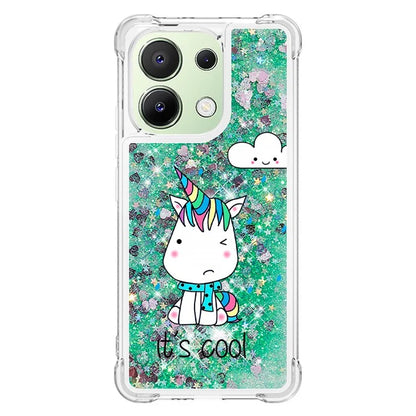 YB Quicksand Series-2 TPU Phone Case for Xiaomi Redmi Note 13 4G Quicksand Slim-Fit Phone Cover