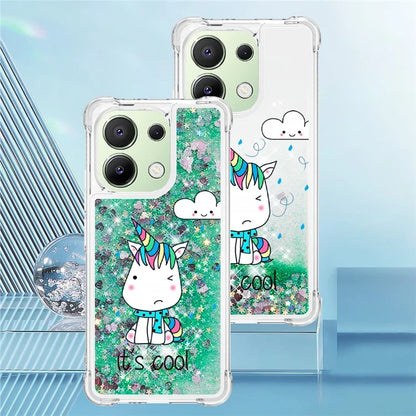 YB Quicksand Series-2 TPU Phone Case for Xiaomi Redmi Note 13 4G Quicksand Slim-Fit Phone Cover