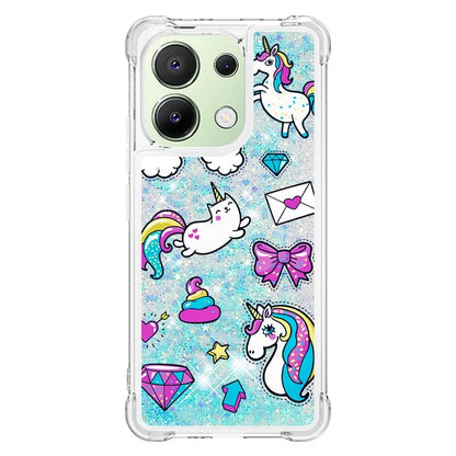 YB Quicksand Series-2 TPU Phone Case for Xiaomi Redmi Note 13 4G Quicksand Slim-Fit Phone Cover