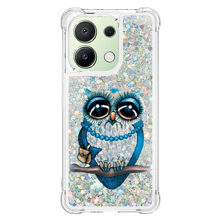 YB Quicksand Series-2 TPU Phone Case for Xiaomi Redmi Note 13 4G Quicksand Slim-Fit Phone Cover