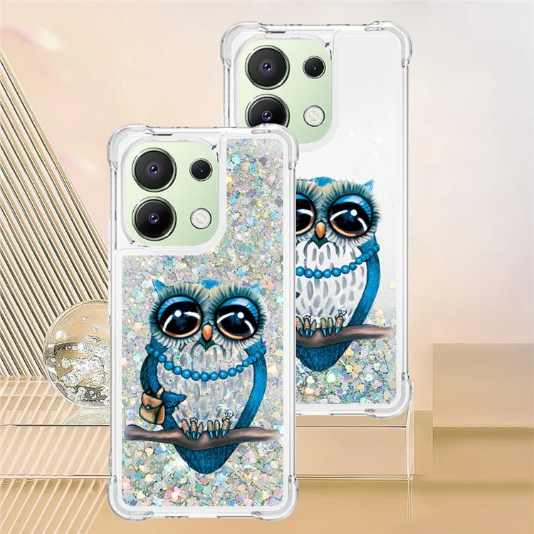 YB Quicksand Series-2 TPU Phone Case for Xiaomi Redmi Note 13 4G Quicksand Slim-Fit Phone Cover
