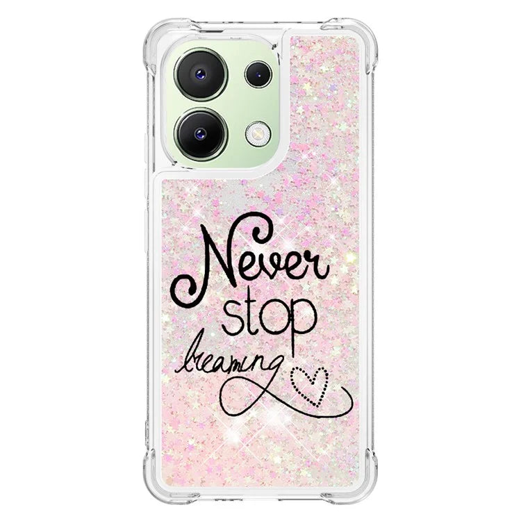 YB Quicksand Series-2 TPU Phone Case for Xiaomi Redmi Note 13 4G Quicksand Slim-Fit Phone Cover