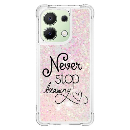 YB Quicksand Series-2 TPU Phone Case for Xiaomi Redmi Note 13 4G Quicksand Slim-Fit Phone Cover