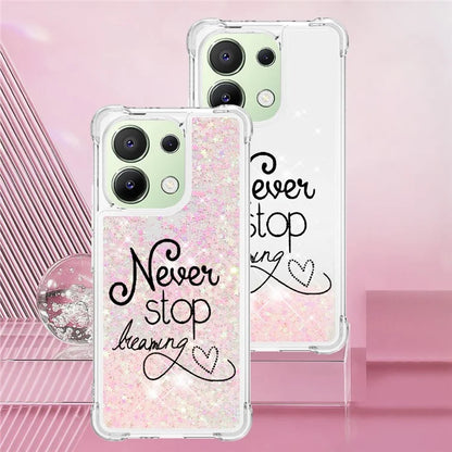 YB Quicksand Series-2 TPU Phone Case for Xiaomi Redmi Note 13 4G Quicksand Slim-Fit Phone Cover