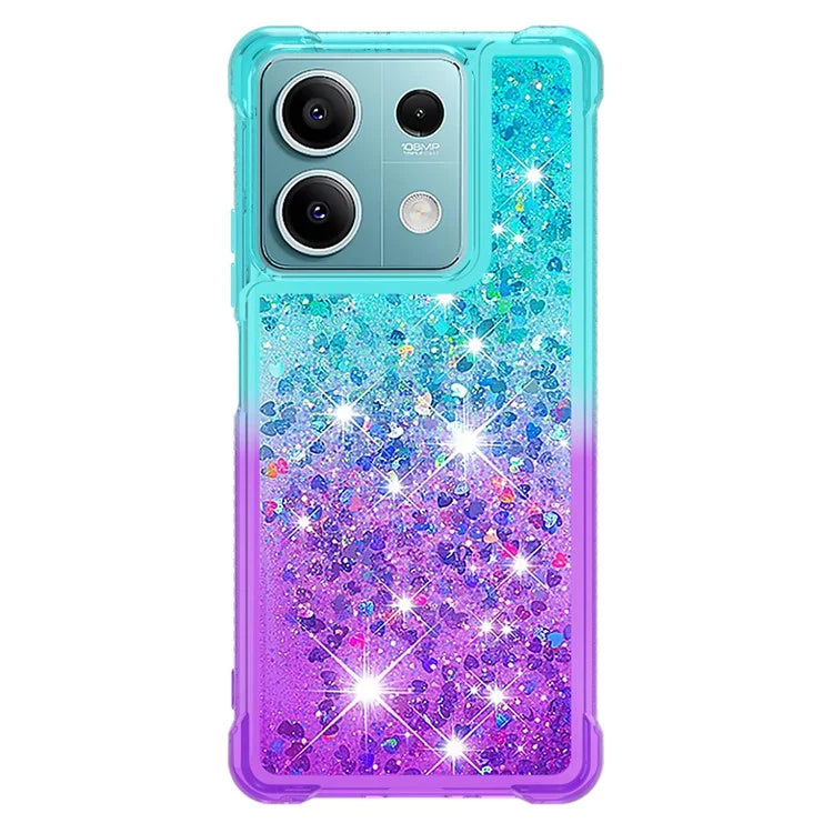 YB Quicksand Series-3 For Xiaomi Redmi Note 13 5G (Global) Phone Case Gradient Color Glitter Cell Phone Cover