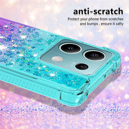 YB Quicksand Series-3 For Xiaomi Redmi Note 13 5G (Global) Phone Case Gradient Color Glitter Cell Phone Cover