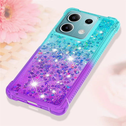YB Quicksand Series-3 For Xiaomi Redmi Note 13 5G (Global) Phone Case Gradient Color Glitter Cell Phone Cover