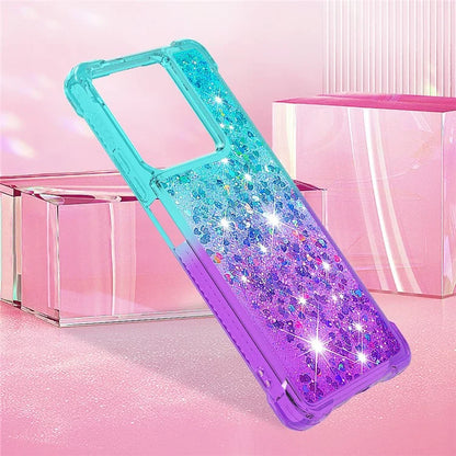 YB Quicksand Series-3 For Xiaomi Redmi Note 13 5G (Global) Phone Case Gradient Color Glitter Cell Phone Cover
