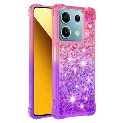 YB Quicksand Series-3 For Xiaomi Redmi Note 13 5G (Global) Phone Case Gradient Color Glitter Cell Phone Cover