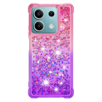 YB Quicksand Series-3 For Xiaomi Redmi Note 13 5G (Global) Phone Case Gradient Color Glitter Cell Phone Cover