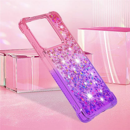 YB Quicksand Series-3 For Xiaomi Redmi Note 13 5G (Global) Phone Case Gradient Color Glitter Cell Phone Cover