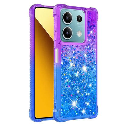 YB Quicksand Series-3 For Xiaomi Redmi Note 13 5G (Global) Phone Case Gradient Color Glitter Cell Phone Cover