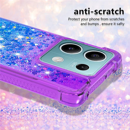 YB Quicksand Series-3 For Xiaomi Redmi Note 13 5G (Global) Phone Case Gradient Color Glitter Cell Phone Cover