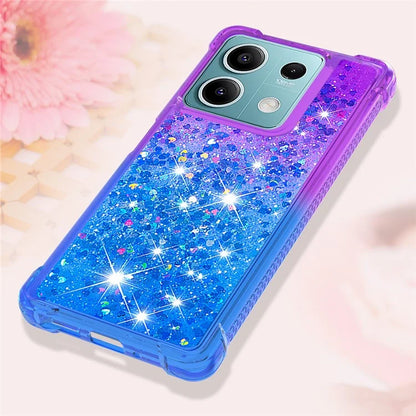 YB Quicksand Series-3 For Xiaomi Redmi Note 13 5G (Global) Phone Case Gradient Color Glitter Cell Phone Cover