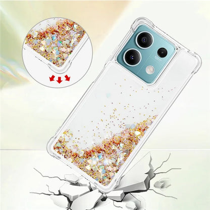 YB Quicksand Series-1 For Xiaomi Redmi Note 13 5G (Global) TPU Cell Phone Cover Shockproof Case