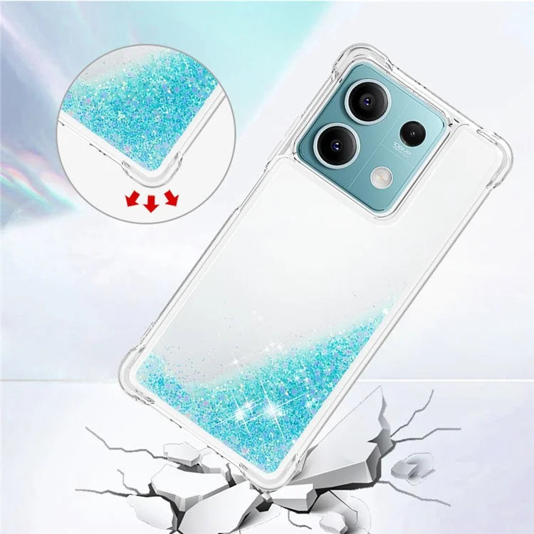 YB Quicksand Series-1 For Xiaomi Redmi Note 13 5G (Global) TPU Cell Phone Cover Shockproof Case