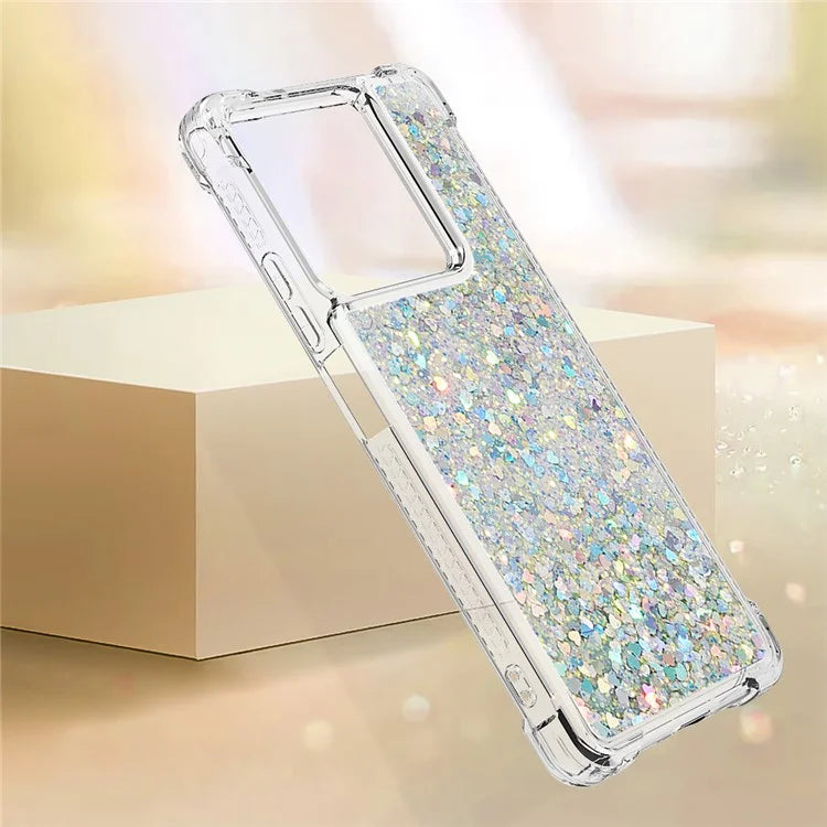 YB Quicksand Series-1 For Xiaomi Redmi Note 13 5G (Global) TPU Cell Phone Cover Shockproof Case