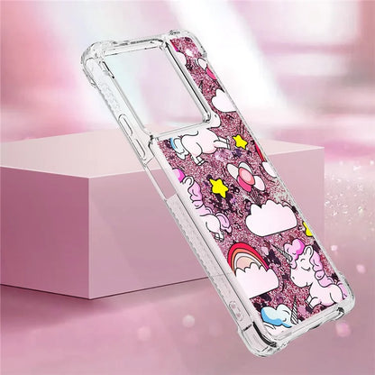 YB Quicksand Series-2 For Xiaomi Redmi Note 13 5G (Global) Moving Quicksand Phone Case Patterned TPU Cover