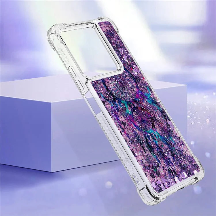 YB Quicksand Series-2 For Xiaomi Redmi Note 13 5G (Global) Moving Quicksand Phone Case Patterned TPU Cover