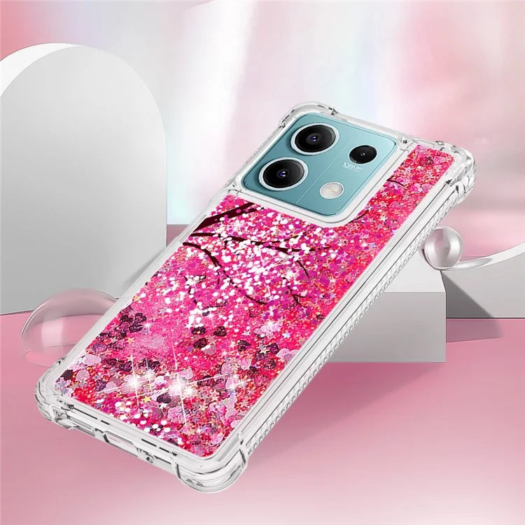 YB Quicksand Series-2 For Xiaomi Redmi Note 13 5G (Global) Moving Quicksand Phone Case Patterned TPU Cover