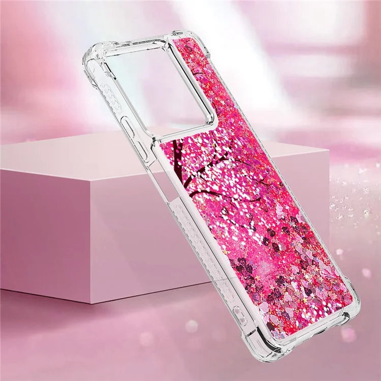 YB Quicksand Series-2 For Xiaomi Redmi Note 13 5G (Global) Moving Quicksand Phone Case Patterned TPU Cover