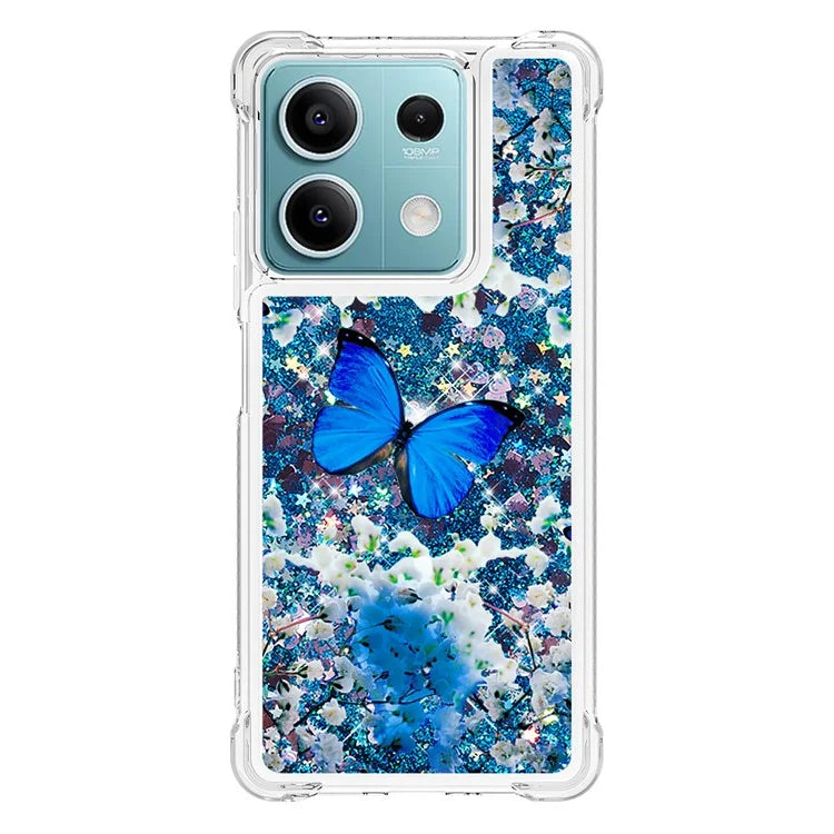 YB Quicksand Series-2 For Xiaomi Redmi Note 13 5G (Global) Moving Quicksand Phone Case Patterned TPU Cover