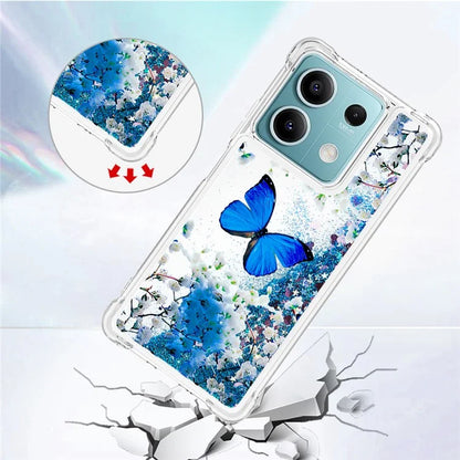 YB Quicksand Series-2 For Xiaomi Redmi Note 13 5G (Global) Moving Quicksand Phone Case Patterned TPU Cover