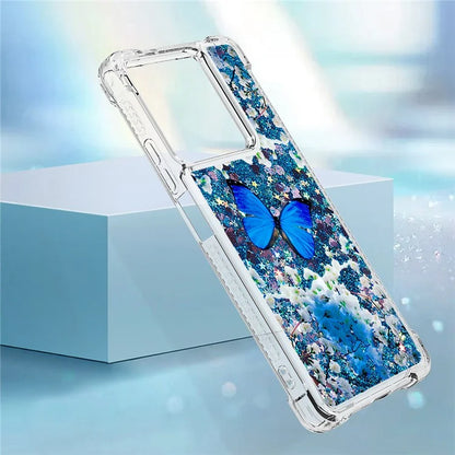 YB Quicksand Series-2 For Xiaomi Redmi Note 13 5G (Global) Moving Quicksand Phone Case Patterned TPU Cover