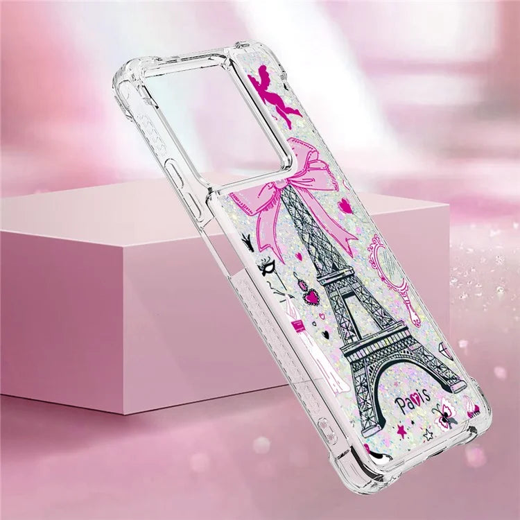 YB Quicksand Series-2 For Xiaomi Redmi Note 13 5G (Global) Moving Quicksand Phone Case Patterned TPU Cover